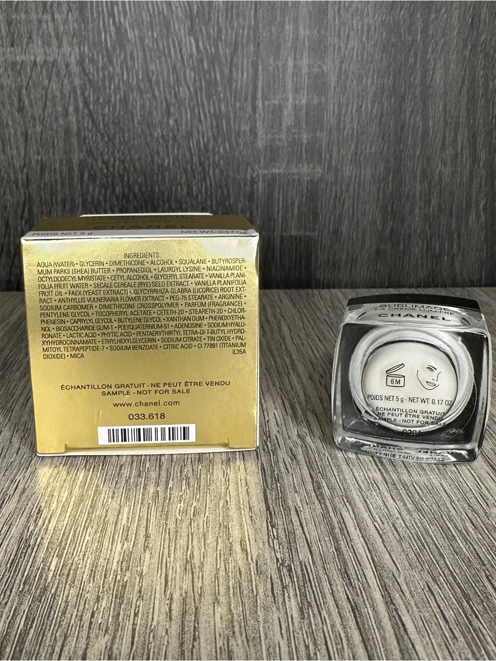 CHANEL Sublimage La Crème Lumière Mini 0.17oz